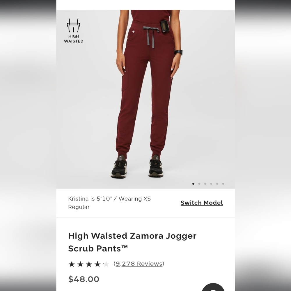 Figs scrub bottom jogger